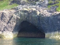 Basalt sea cave Ardtun,Ardtun,Isle of Mull