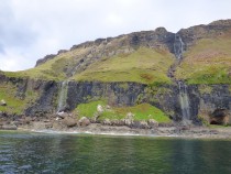 Waterfalls,Fossil Tree, Ardmeanach,Isle of Mull