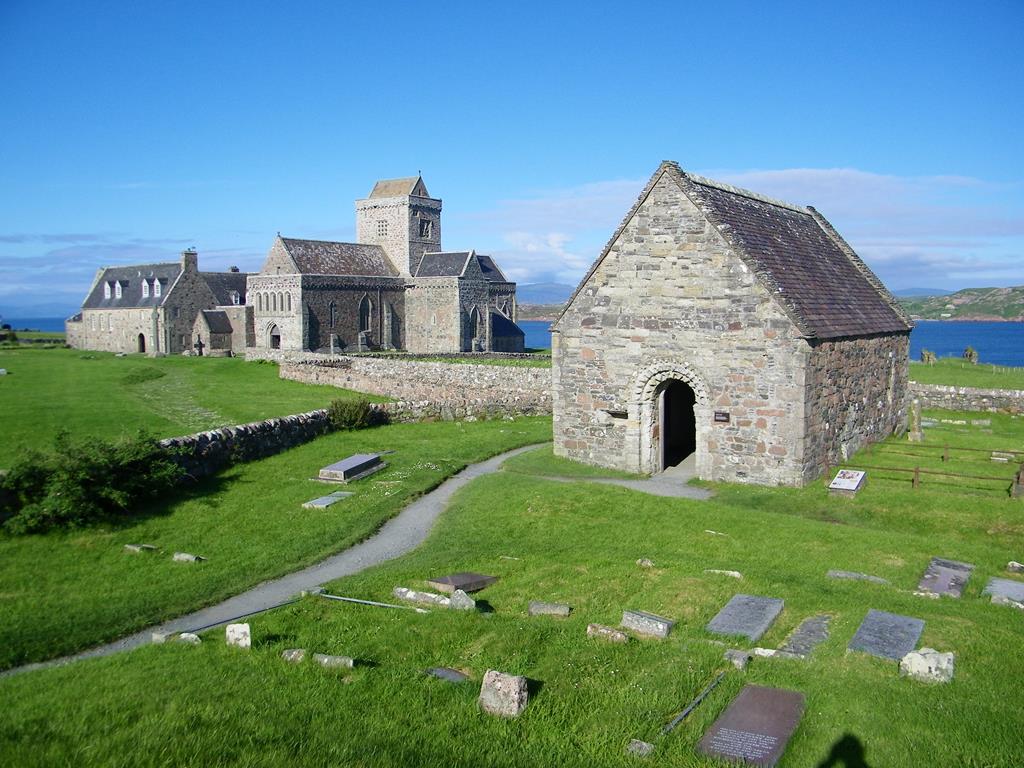 Iona abbey St Orans Chapel St of the Dead Isle of Iona