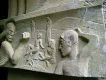 Isle of Iona Abbey Carvings
