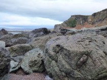 MacKinnon's Cave, boulder beach, Isle of Mull